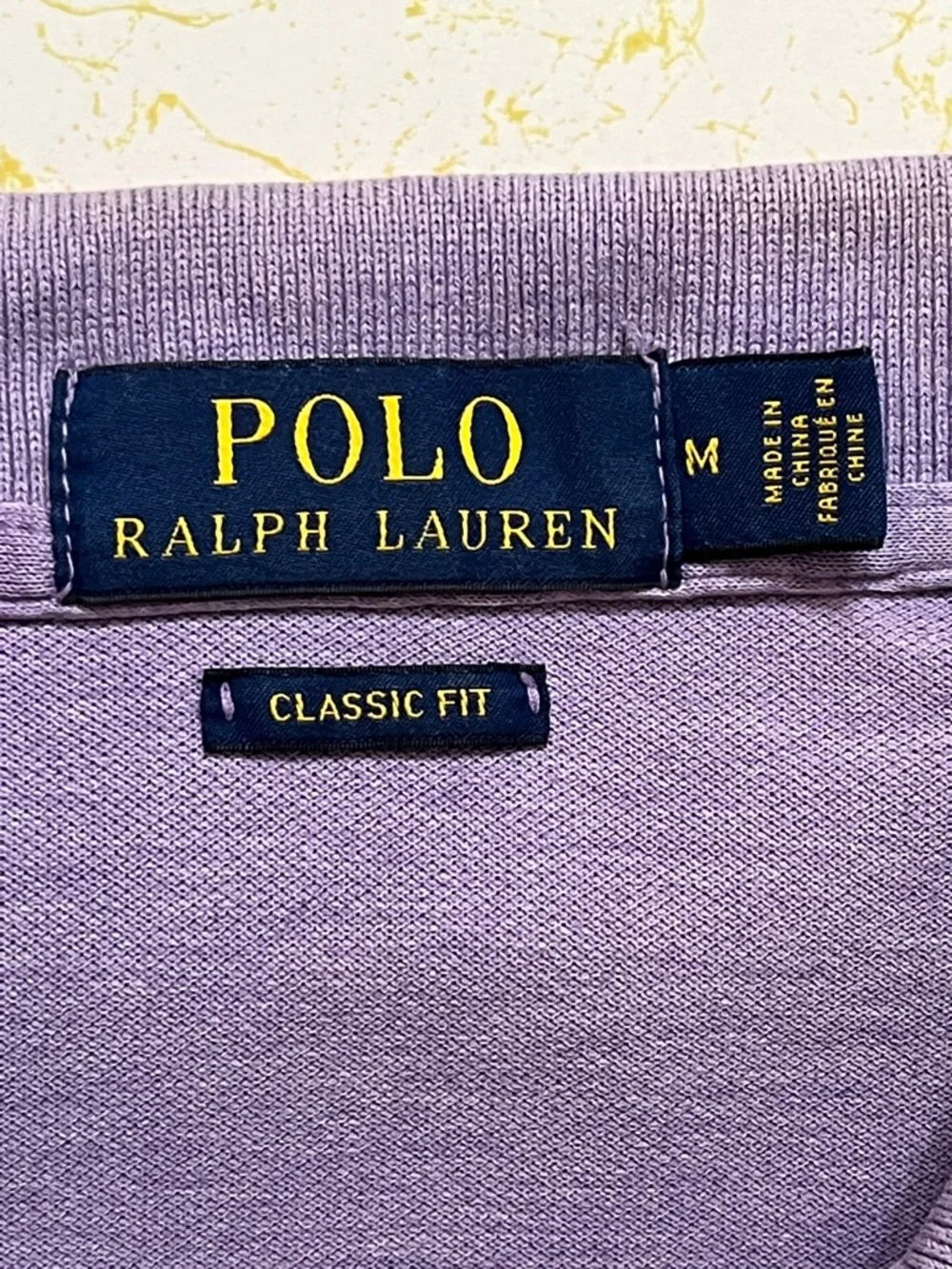 -Polo Ralph Lauren Lavender Polo Shirt Short Sleeve Men's Size Medium - Picture 13 of 14
